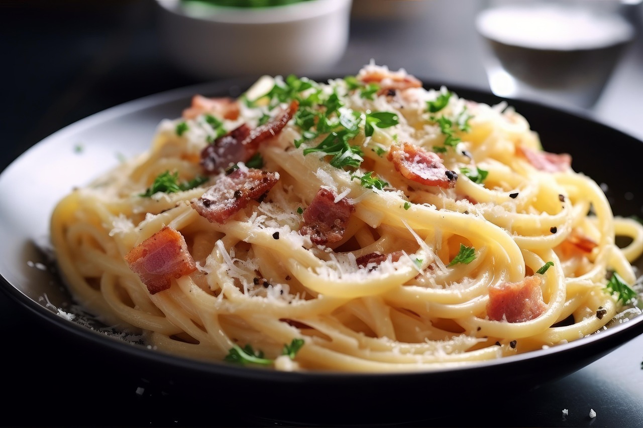 Macarrão à Carbonara Autêntico